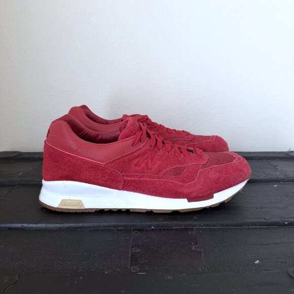 New Balance 1500 Saint St Alfred Limited Red Suede Size 11 CM1500SA - Picture 5 of 14